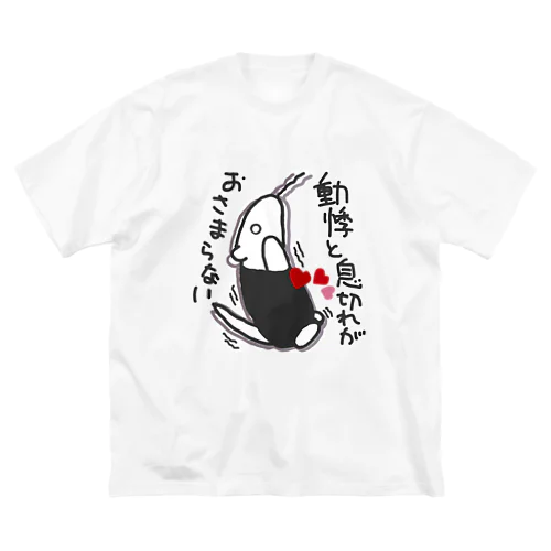 動悸息切れ【ミナミコアリクイ】 ビッグシルエットTシャツ