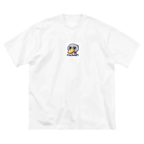 激おこハシビロコウその② ビッグシルエットTシャツ