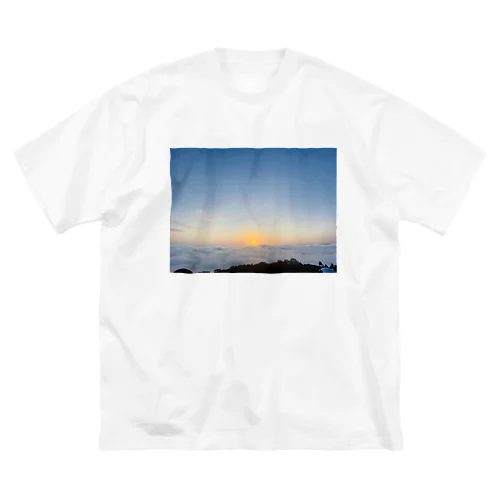 雲海　朝日 ビッグシルエットTシャツ