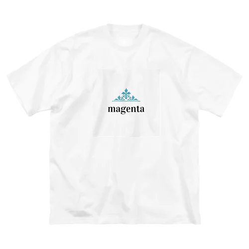 magenta 루즈핏 티셔츠