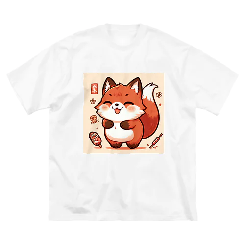 ぽっちゃりキツネグッズ Big T-Shirt