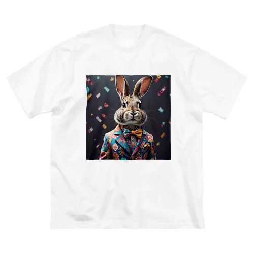 スーツウサギ Big T-Shirt