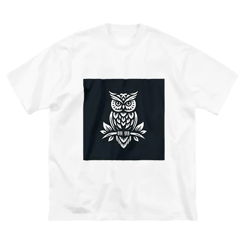 フクロウくん「セレナイト」 ビッグシルエットTシャツ