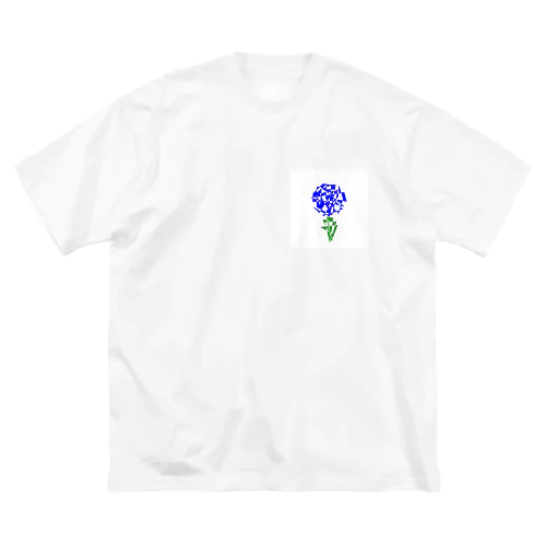 薔薇バラ ビッグシルエットTシャツ