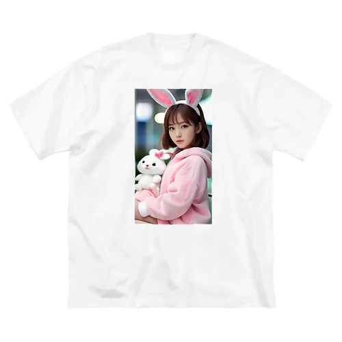 夢の世界の女の子 ビッグシルエットTシャツ