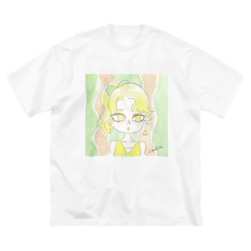 サマーガール🍉イエロー Big T-Shirt