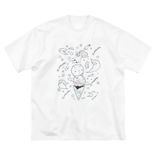 my creamy dream ビッグシルエットTシャツ