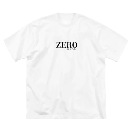 ZERO kcal - black ビッグシルエットTシャツ