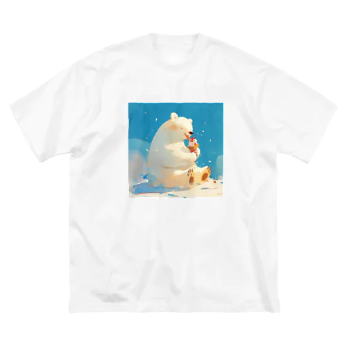 シロクマくんのおやつ Big T-Shirt