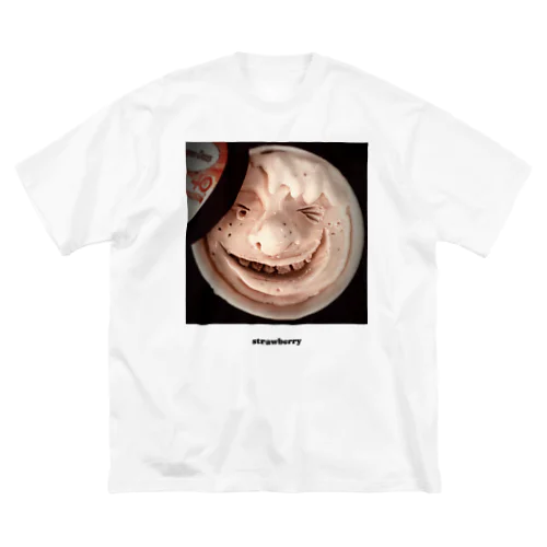 strawberry / Smile ビッグシルエットTシャツ