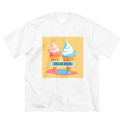 アイスクリーム ビッグシルエットTシャツ