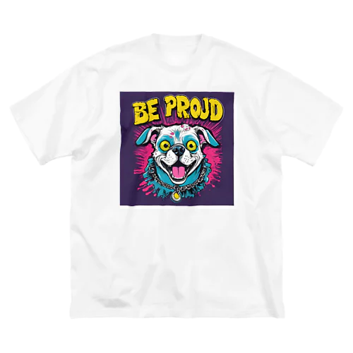 Be proudわんちゃんバンドT ビッグシルエットTシャツ