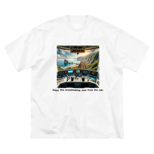 運転席からの絶景 ビッグシルエットTシャツ