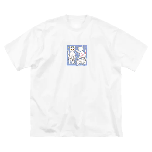 可愛いだけじゃない！ ガンギマリ猫の魅力満載！ Big T-Shirt