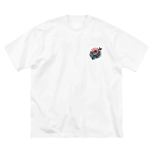 守り龍 ビッグシルエットTシャツ