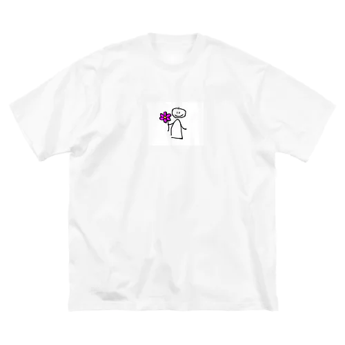 花プレ ビッグシルエットTシャツ