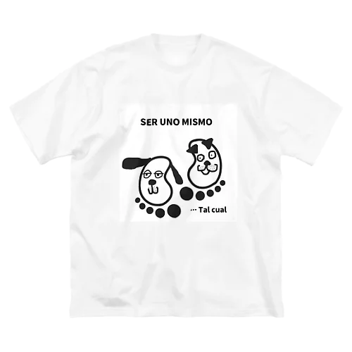 足型いぬ ビッグシルエットTシャツ