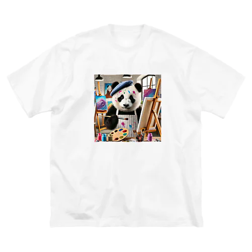 絵描きのパンダ君 Big T-Shirt