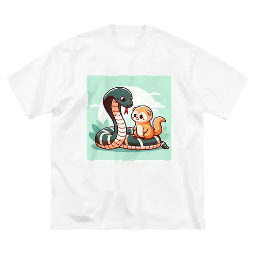 グースとコッピー ビッグシルエットTシャツ