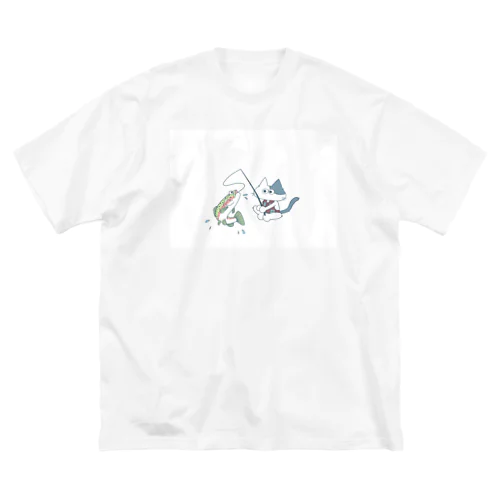 Fishing Cat  ビッグシルエットTシャツ