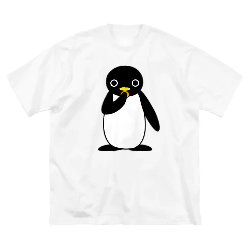 食いしん坊なペンギン ビッグシルエットTシャツ