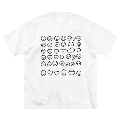 絵文字 ビッグシルエットTシャツ