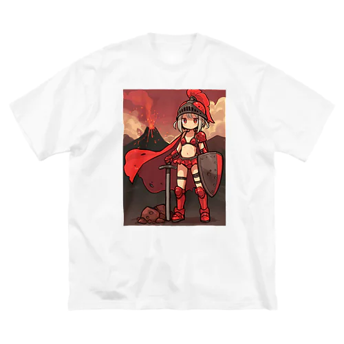 火山の女剣士 ビッグシルエットTシャツ