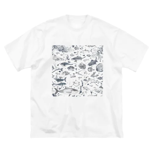 深海 ビッグシルエットTシャツ