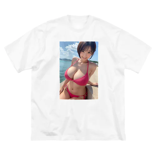 AI美女グラビア５ ビッグシルエットTシャツ