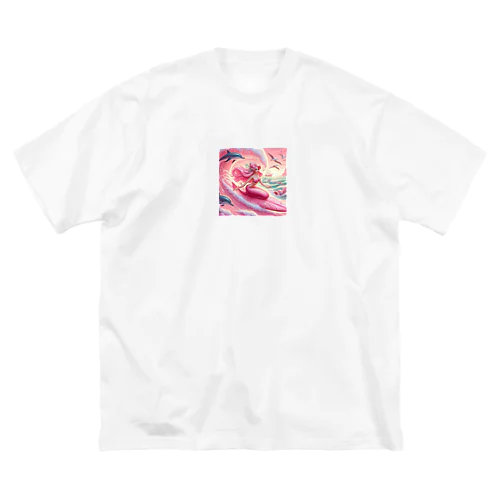 セクシーマーメイドサーフィン3 Big T-Shirt