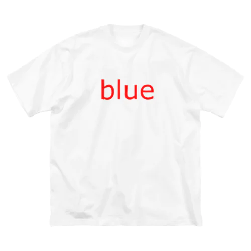 blue ビッグシルエットTシャツ