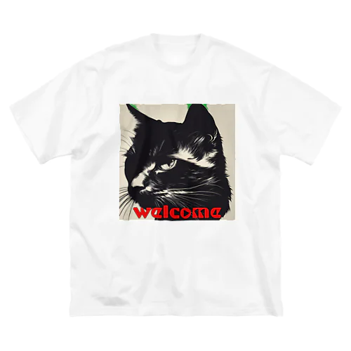 黒猫登場Ⅰ Big T-Shirt