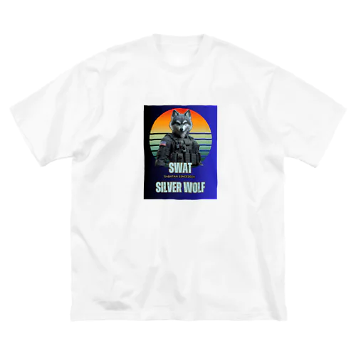 SWAT シルバーウルフ1 Big T-Shirt