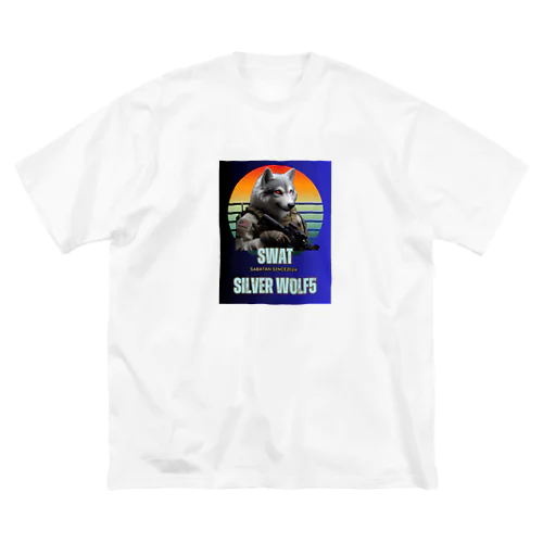 SWATシルバーウルフ5 ビッグシルエットTシャツ