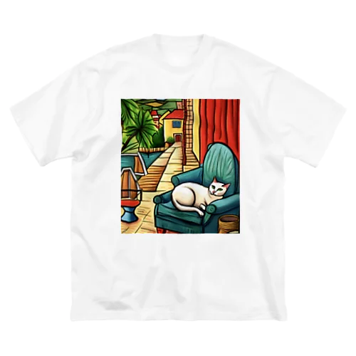 プールさいどのソファ Big T-Shirt