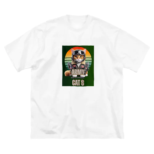 アーミー猫8 Big T-Shirt