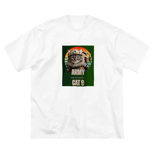 アーミー猫9 Big T-Shirt