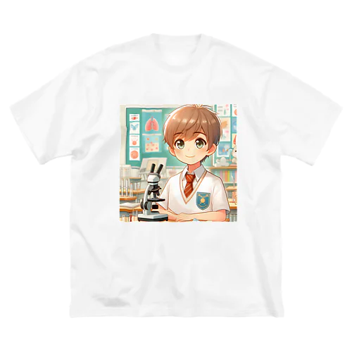 男の子　中学1年生　科学部 Big T-Shirt