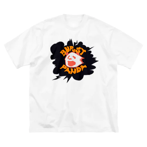 Burst Panda ビッグシルエットTシャツ