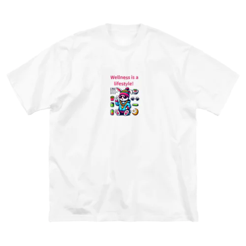 「健康のバランス」 ビッグシルエットTシャツ