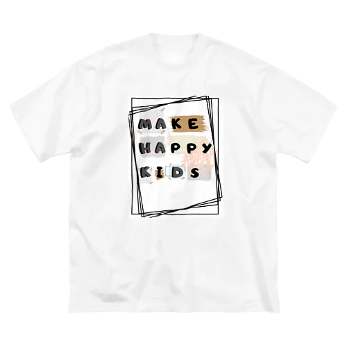 MAKE HAPPY KIDS ビッグシルエットTシャツ