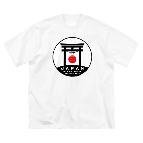 鳥居をくぐりに行こう！ ビッグシルエットTシャツ