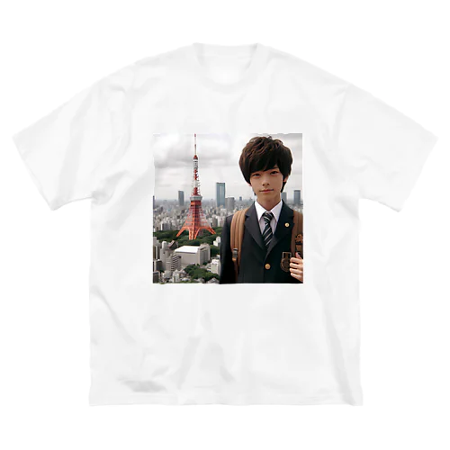 男の子　中学1年生　タワーバッグに Big T-Shirt