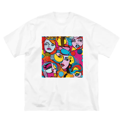 ポップアート Big T-Shirt