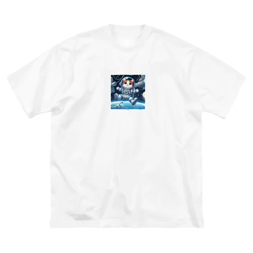 宇宙で漂う宇宙飛行猫 Big T-Shirt