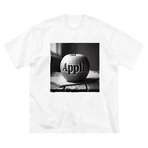 モノトーンAppleグッズ ビッグシルエットTシャツ