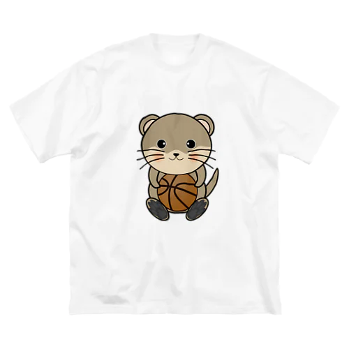 かわうそちゃんのバスケ ビッグシルエットTシャツ