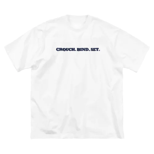 CROUCH.BIND.SET.  ラグビー  ビッグシルエットTシャツ