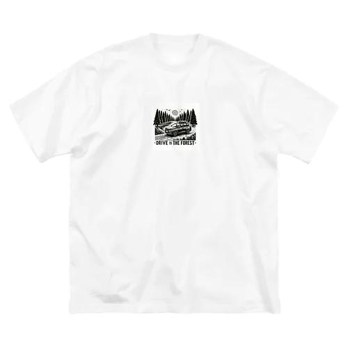 森にドライブ ビッグシルエットTシャツ