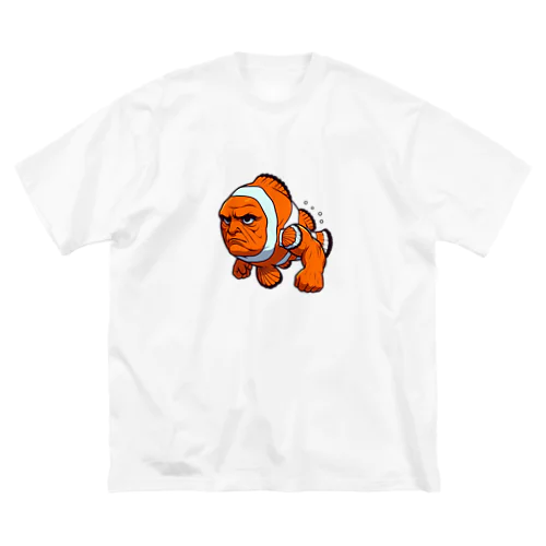 人魚になったクマノミちゃん ビッグシルエットTシャツ